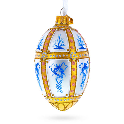 1899 Kelch 12 Panel Royal Egg Glass Ornament 4 Inches BestPysanky