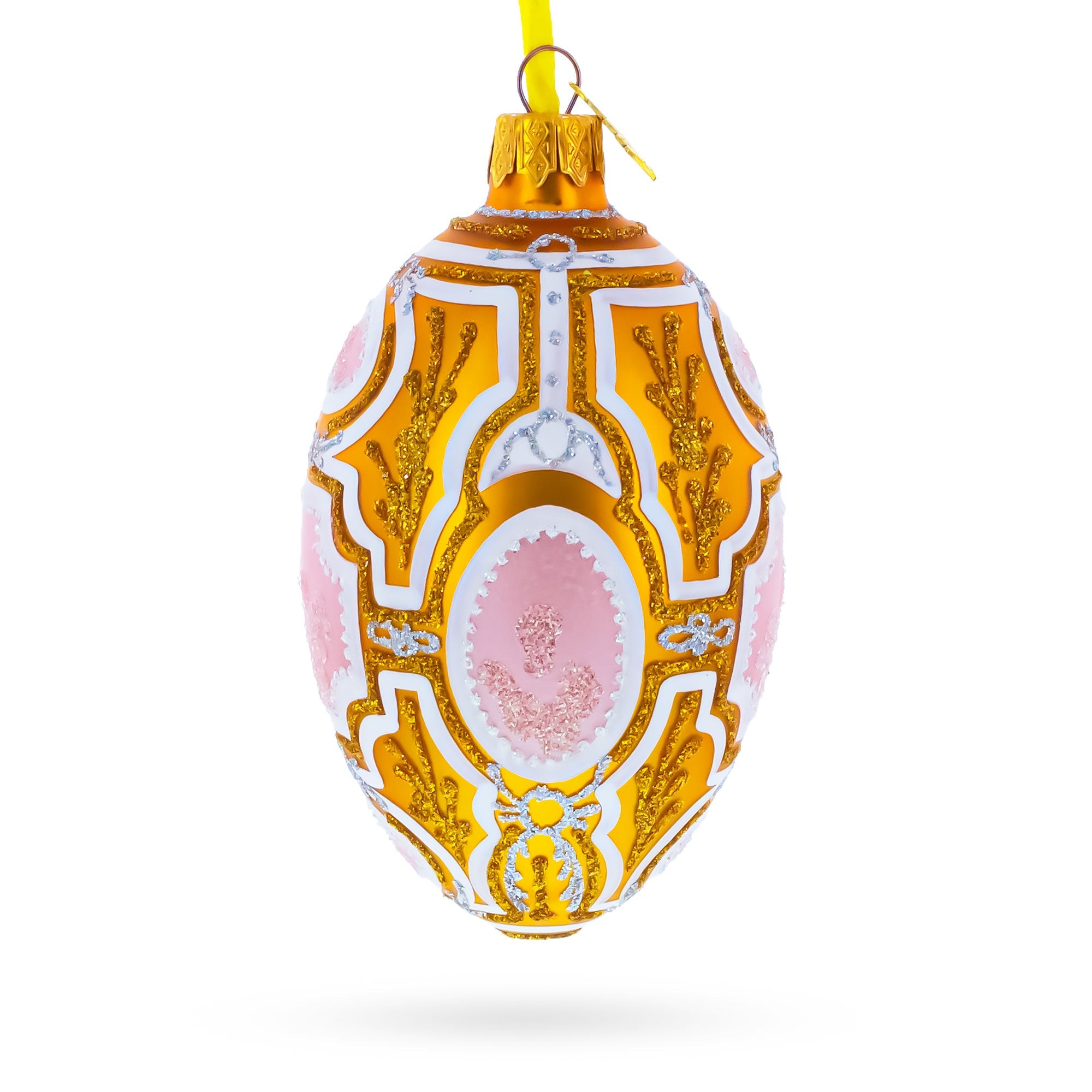 1914 Catherine the Great Royal Glass Egg Ornament 4 Inches BestPysanky