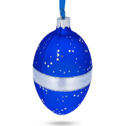 1917 Constellation Royal Glass Egg Ornament 4 Inches BestPysanky