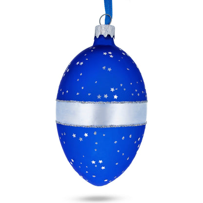1917 Constellation Royal Glass Egg Ornament 4 Inches BestPysanky