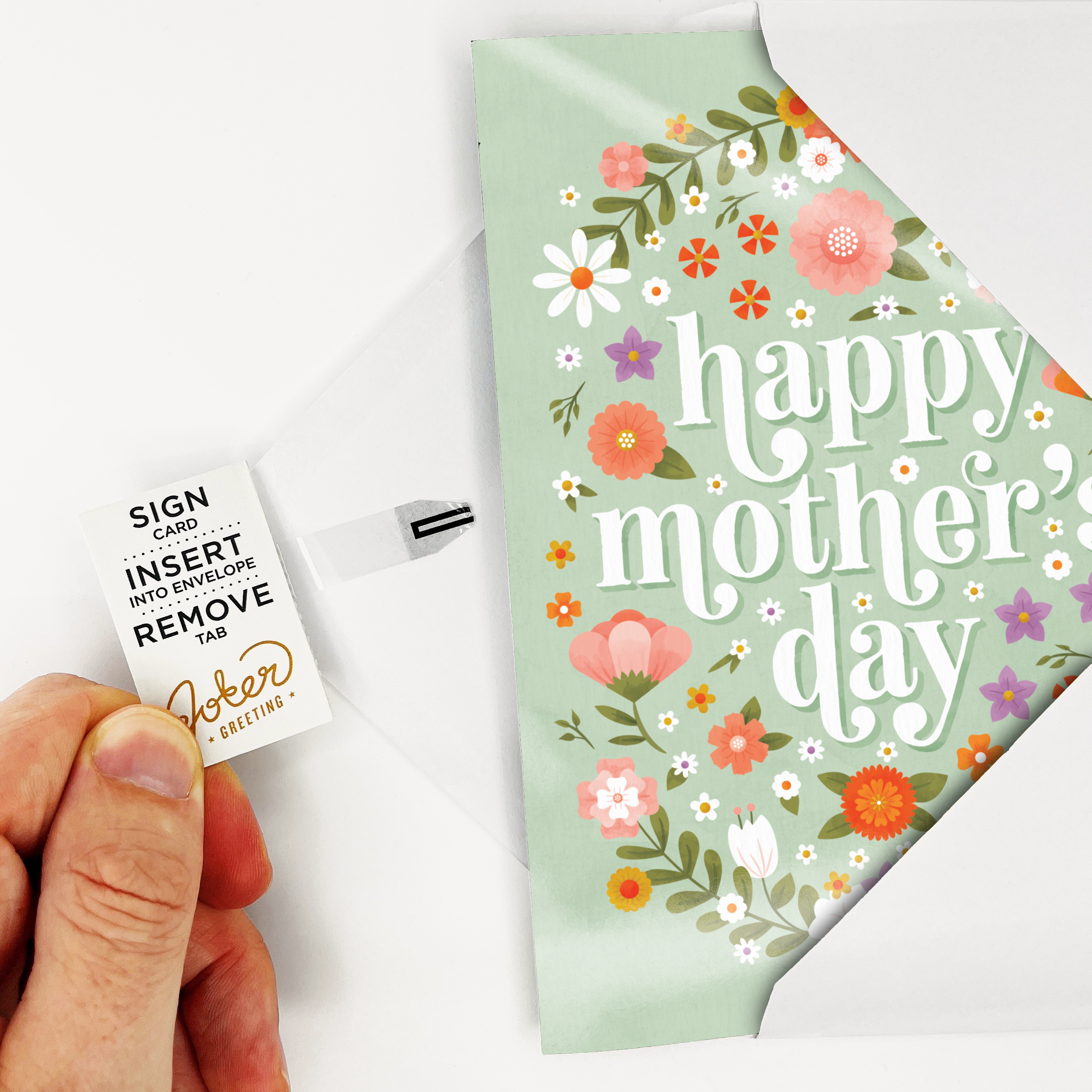 Endless Baby Cry Mother's Day Card with Glitter Joker Greeting