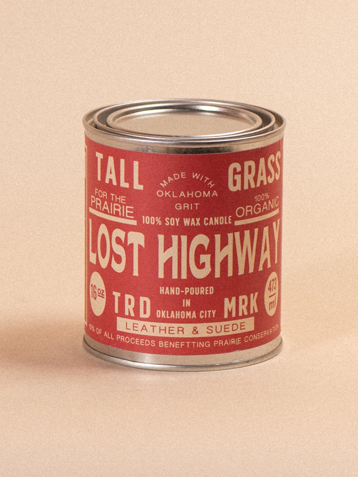 Lost Highway: Leather + Suede Soy Wax Candle Tallgrass Supply
