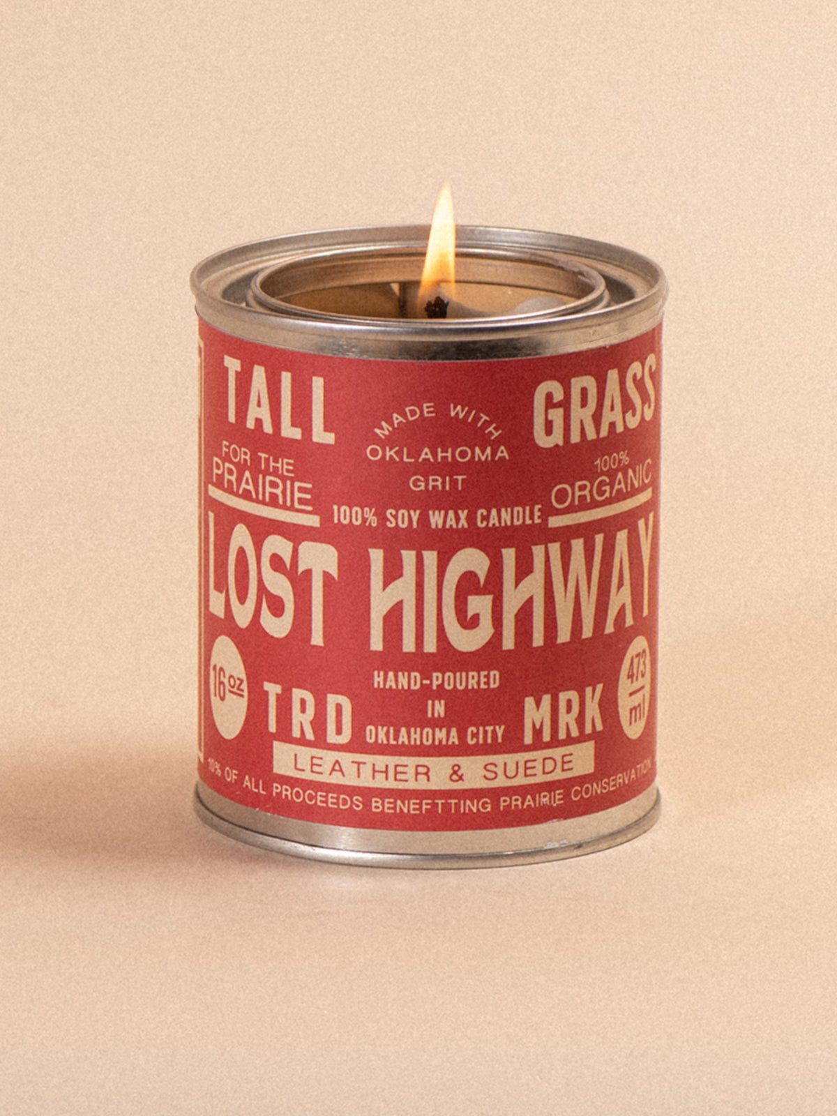Lost Highway: Leather + Suede Soy Wax Candle Tallgrass Supply