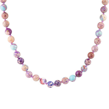 Love Knots Purple Jasper Necklace Barse Jewelry