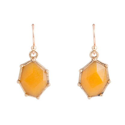 Lucky 7's Earrings - Yellow Quartz Barse Jewelry
