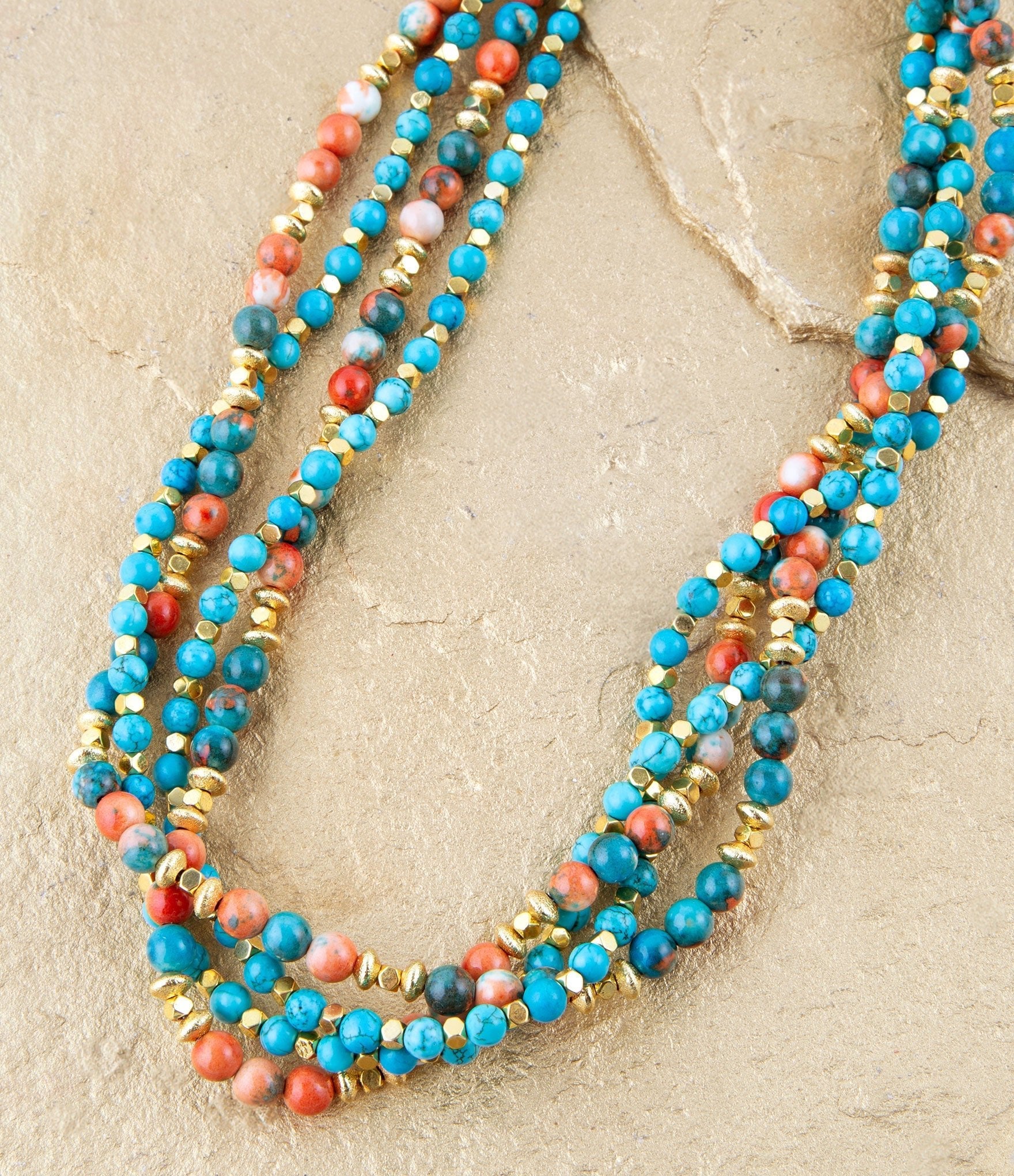 Mandarin Twist Statement Necklace Barse Jewelry