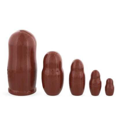 Set of 5 Dolphins Wooden Nesting Dolls 6 Inches BestPysanky