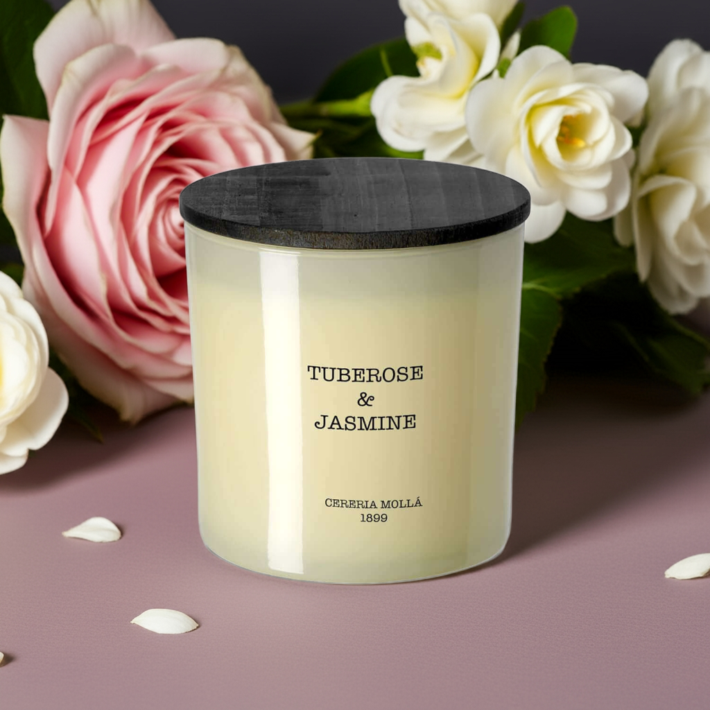 Cereria Molla - Tuberose & Jasmine 3 wick XL Candle - 21 oz / 600 g - Coastous