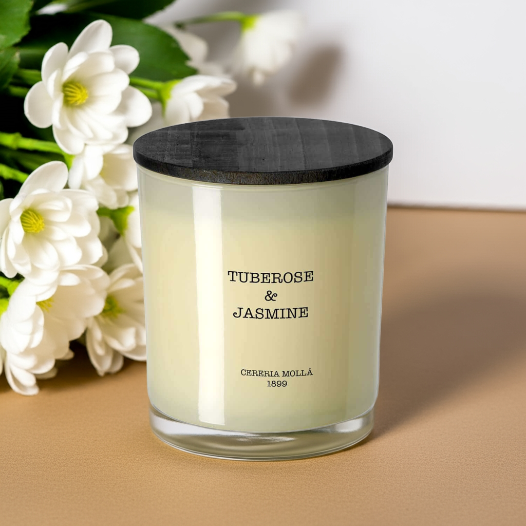 Cereria Molla - Tuberose & Jasmine 3 wick XL Candle - 21 oz / 600 g - Coastous
