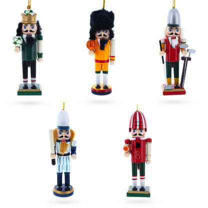 5 Sport Players Nutcrackers: Football, Golfer, Baseball, Basketball, Soccer BestPysanky