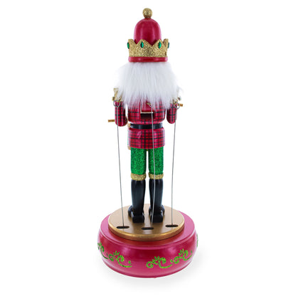 Animated Nutcracker the Drummer Musical Figurine 13 Inches BestPysanky