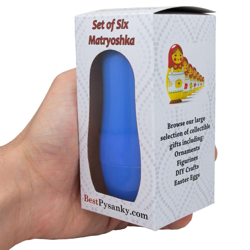 6 Farm Animals Plastic Nesting Dolls Cow, Pig, Chicken, Lamb, Horse & Duck BestPysanky