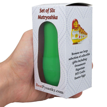 Set of 6 Wolf, Lion, Owl, Penguin Wild Animals Plastic Nesting Dolls 4.5 Inches BestPysanky