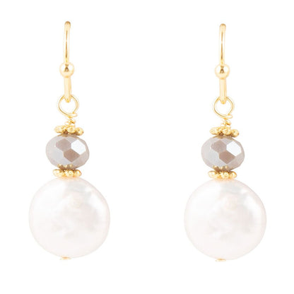 Noche Pearl Drop Earrings Barse Jewelry