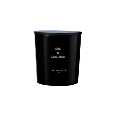 Cereria Molla - Oud & Leather 21 oz/600 gm. XL Candle   