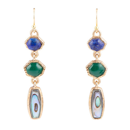 Odyssey Lapis Multi-Stone Earrings Barse Jewelry