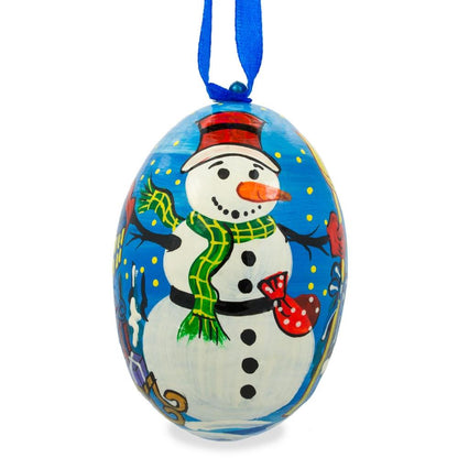 Snowman Wooden Christmas Ornament BestPysanky