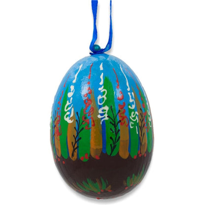 Yellow Labrador with Ball Wooden Christmas Ornament 3 Inches BestPysanky