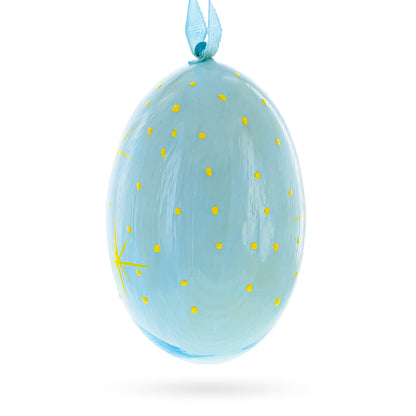 Smiling Lamb Wooden Christmas Ornament 3 Inches BestPysanky