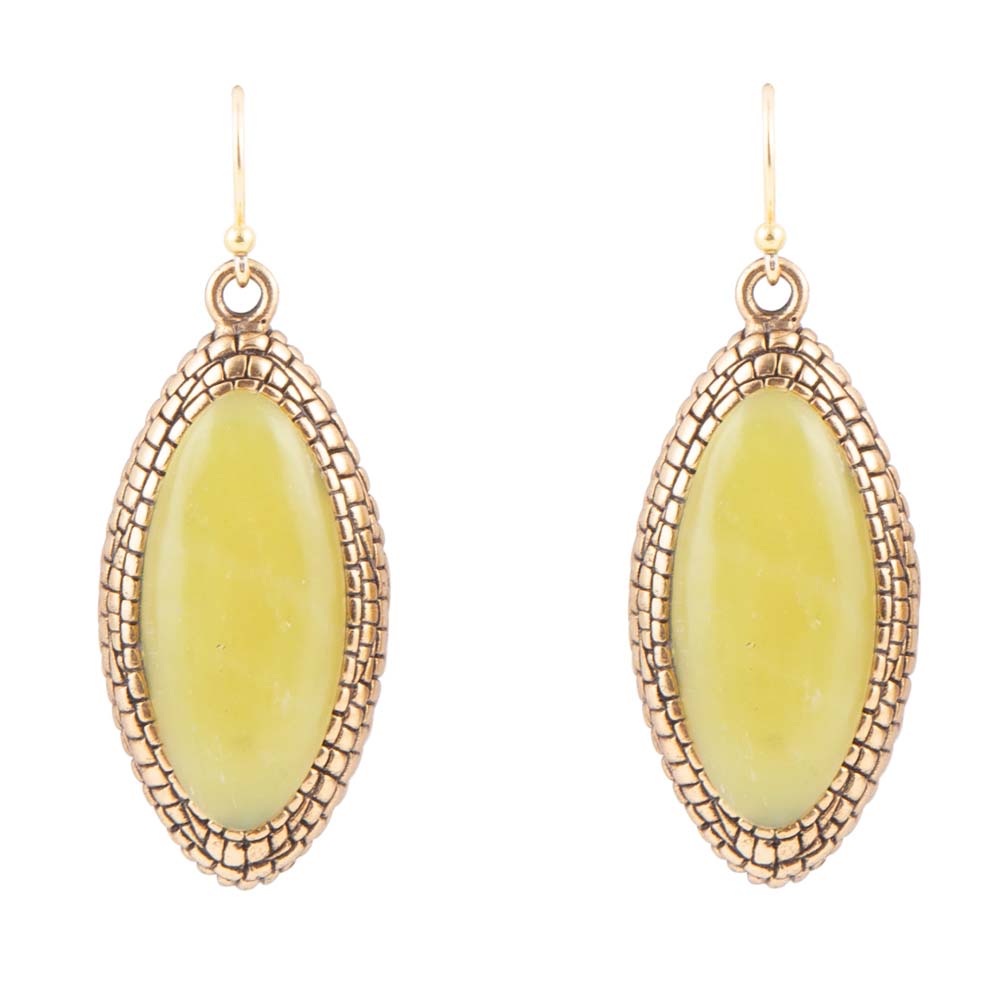 Palios Green Jade Drop Earrings Barse Jewelry
