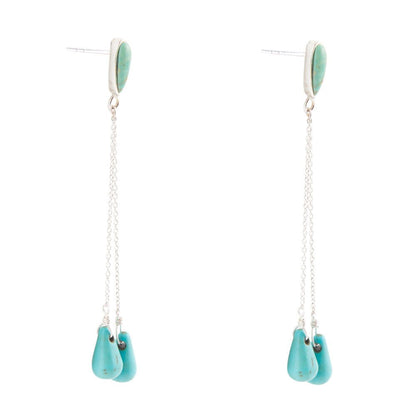 Palios Turquoise Cascade Post Earrings Barse Jewelry