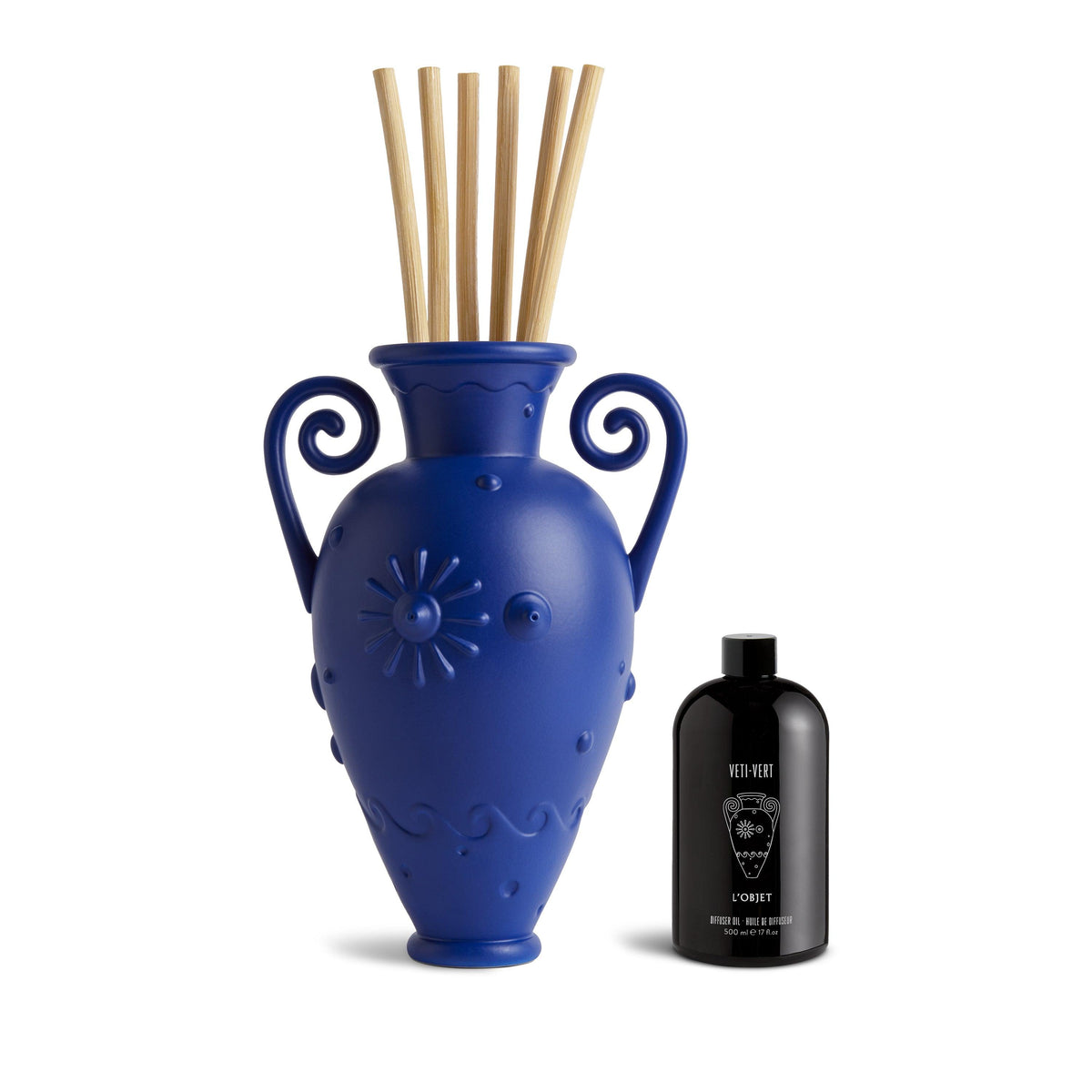 Pantheon Orpheus Amphora Veti-Vert Diffuser Set – Blue by L'Objet