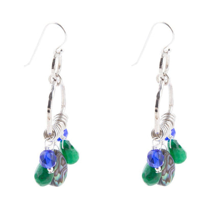 Peacock Abalone Drop Earrings Barse Jewelry