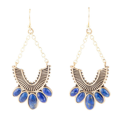 Phantom Lapis Chandelier Earrings Barse Jewelry