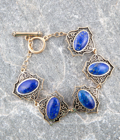 Phantom Lapis Toggle Bracelet Barse Jewelry