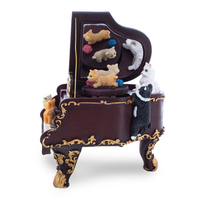 Animated Musical Figurine with Cats Playing BestPysanky