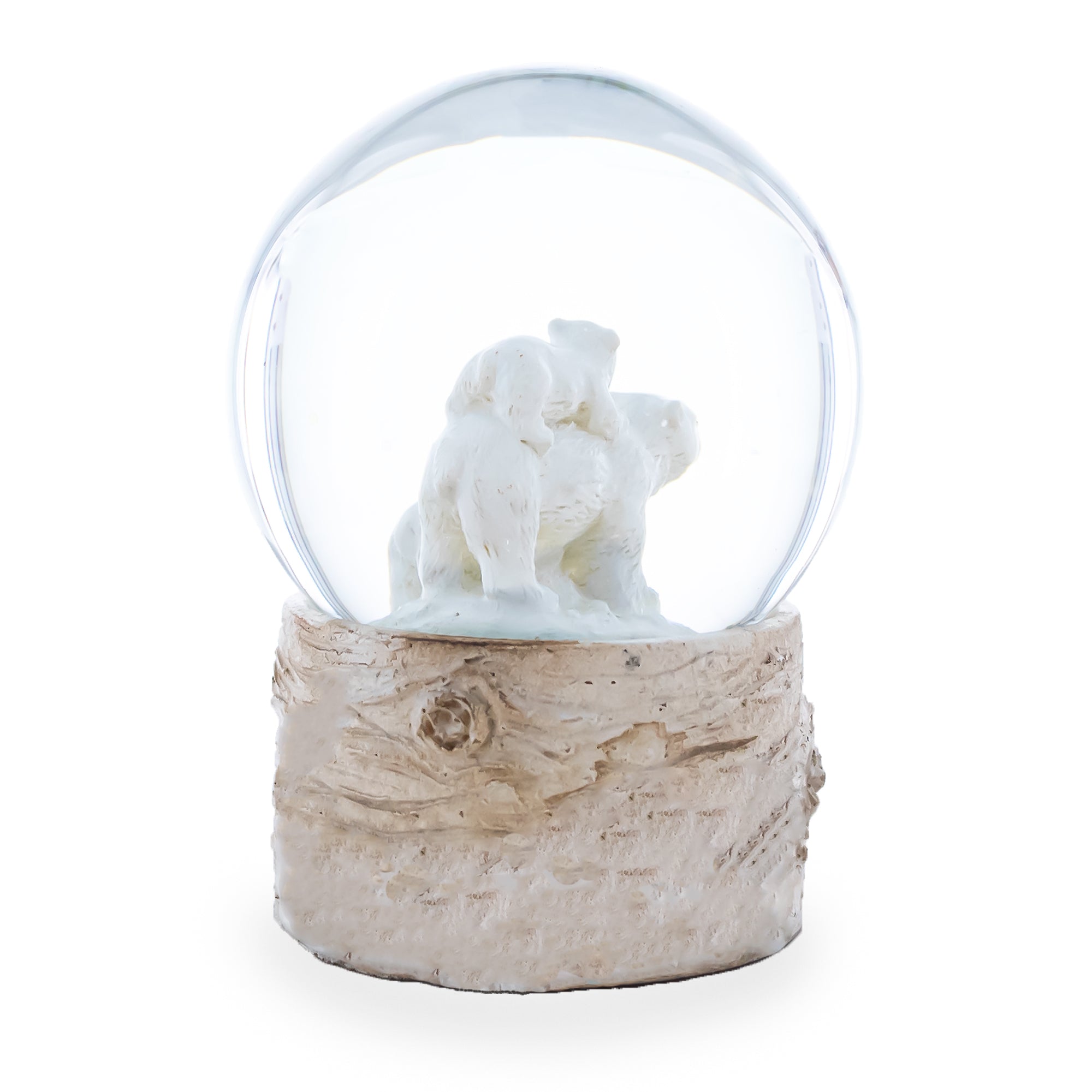 Polar Bears Mini Water Snow Globe