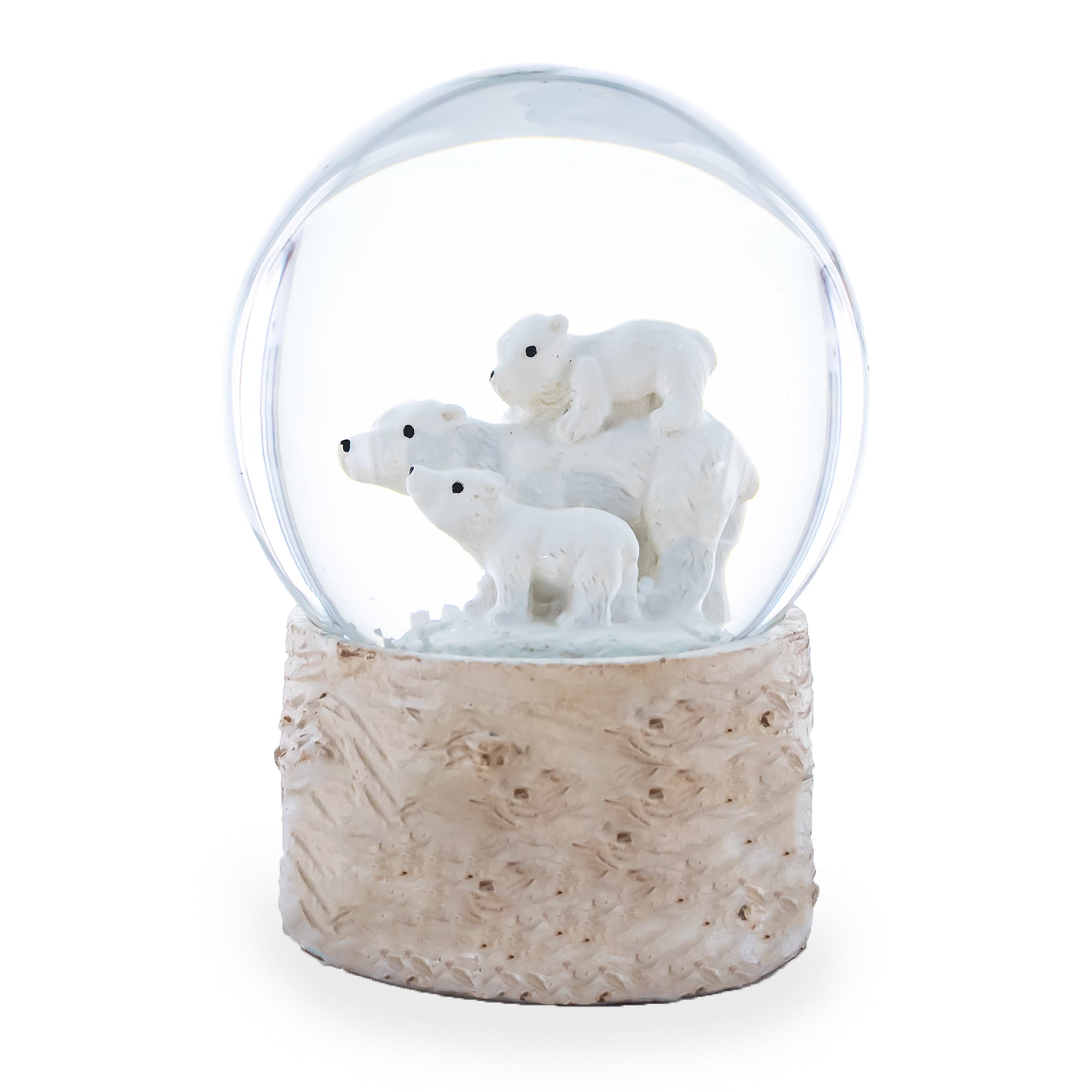 Polar Bears Mini Water Snow Globe