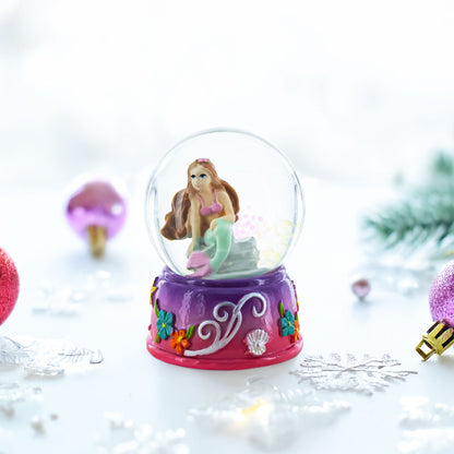 Enchanting Mermaid Oasis Miniature Water Globe
