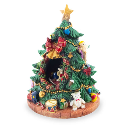 Tabletop Tree Spinning Musical Christmas Figurine BestPysanky