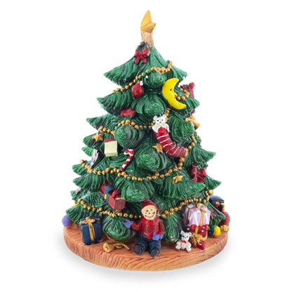Tabletop Tree Spinning Musical Christmas Figurine BestPysanky