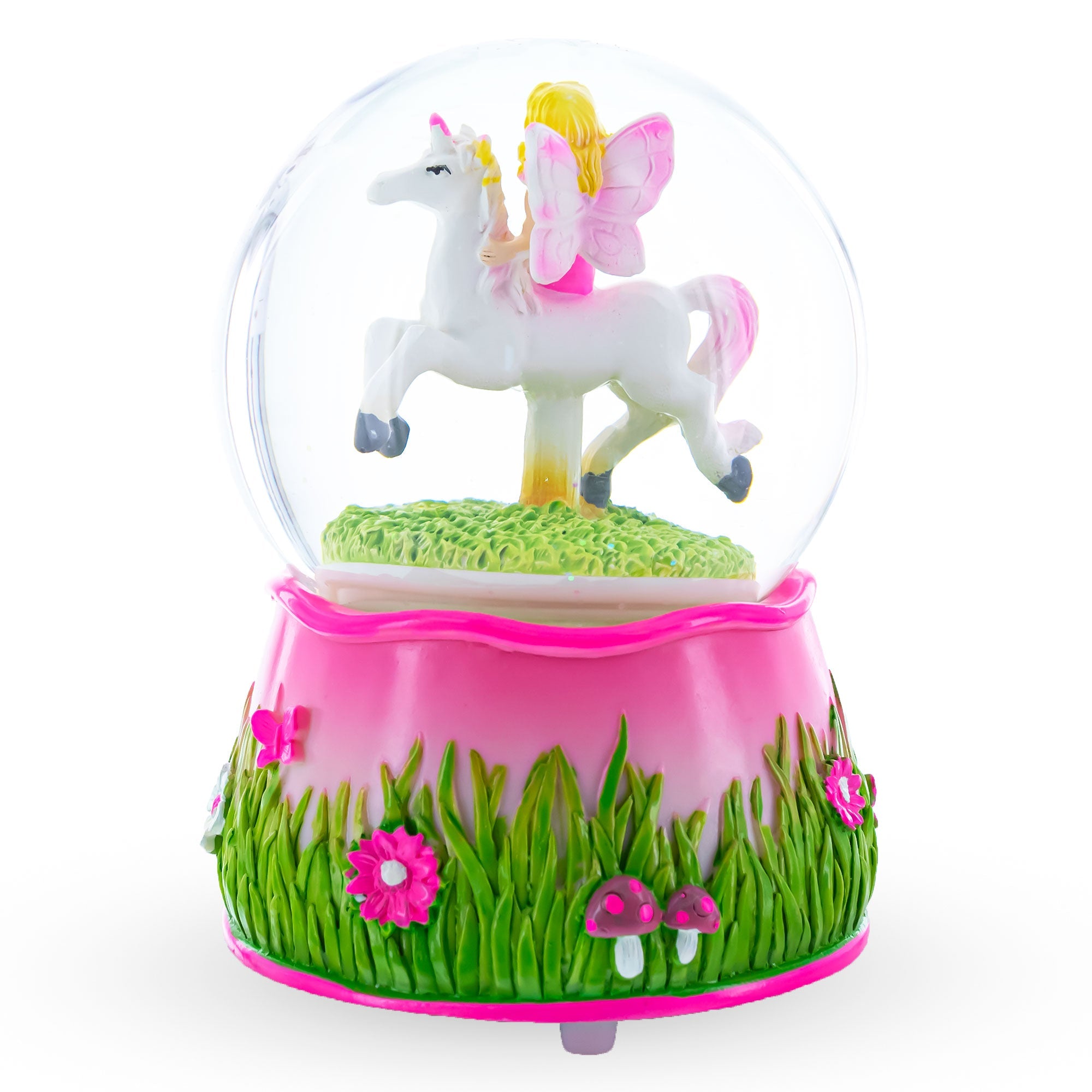 Unicorn Carousel with Fairy Musical Water Snow Globe BestPysanky