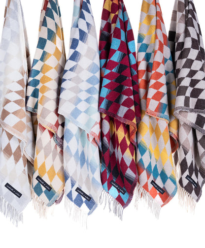 Checkered Palm Desert Blanket