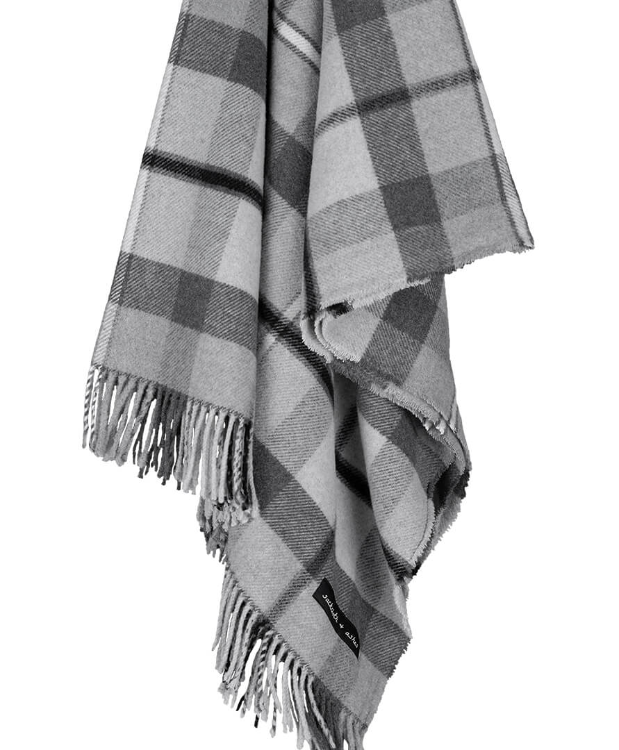 Folk Charcoal Blanket