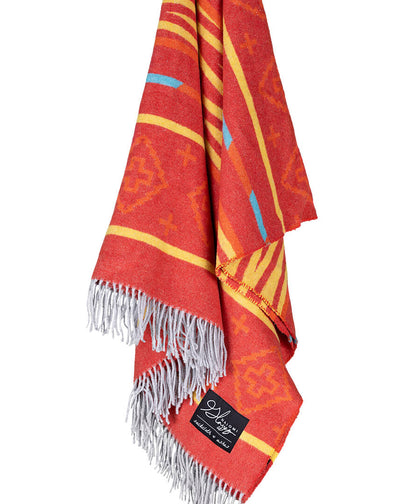 Legacy Red Bottom Blanket