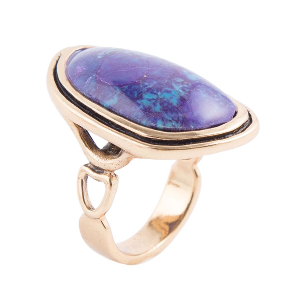 Purple Turquoise Statement Ring Barse Jewelry