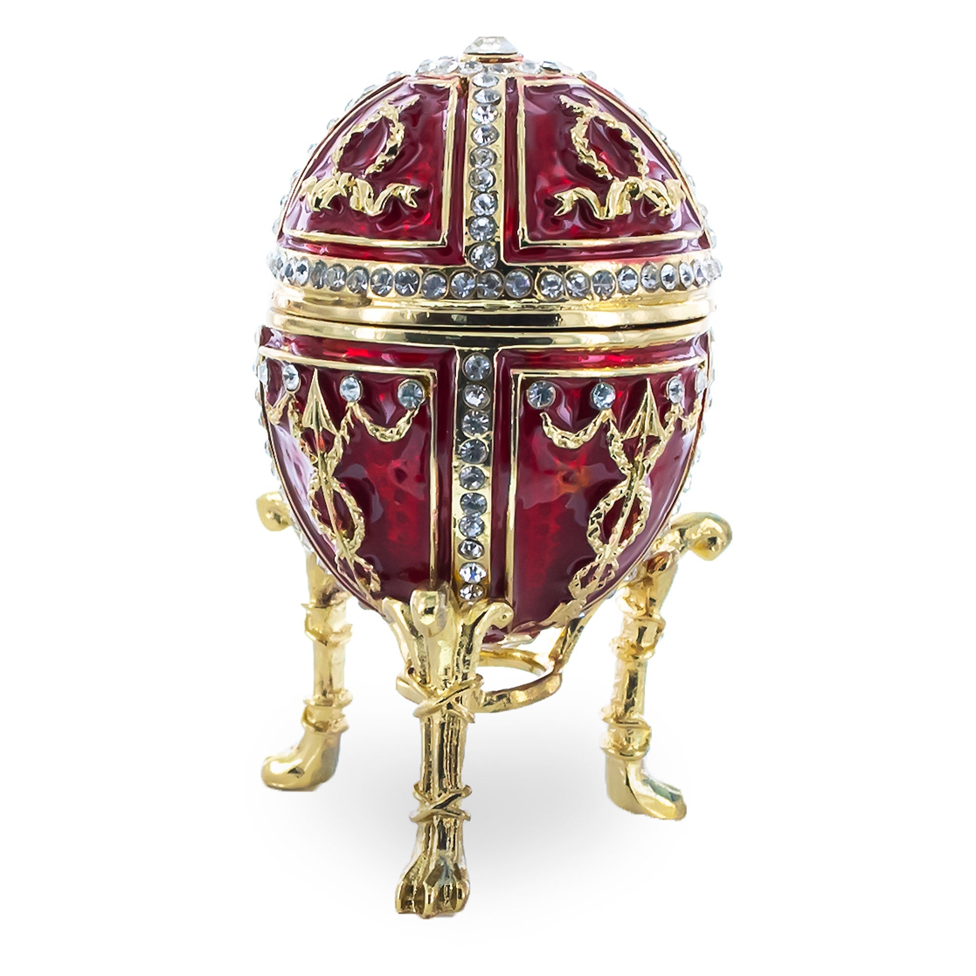 1895 Rosebud Royal Imperial Easter Egg with Clock Surprise BestPysanky