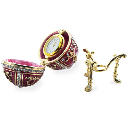 1895 Rosebud Royal Imperial Easter Egg with Clock Surprise BestPysanky