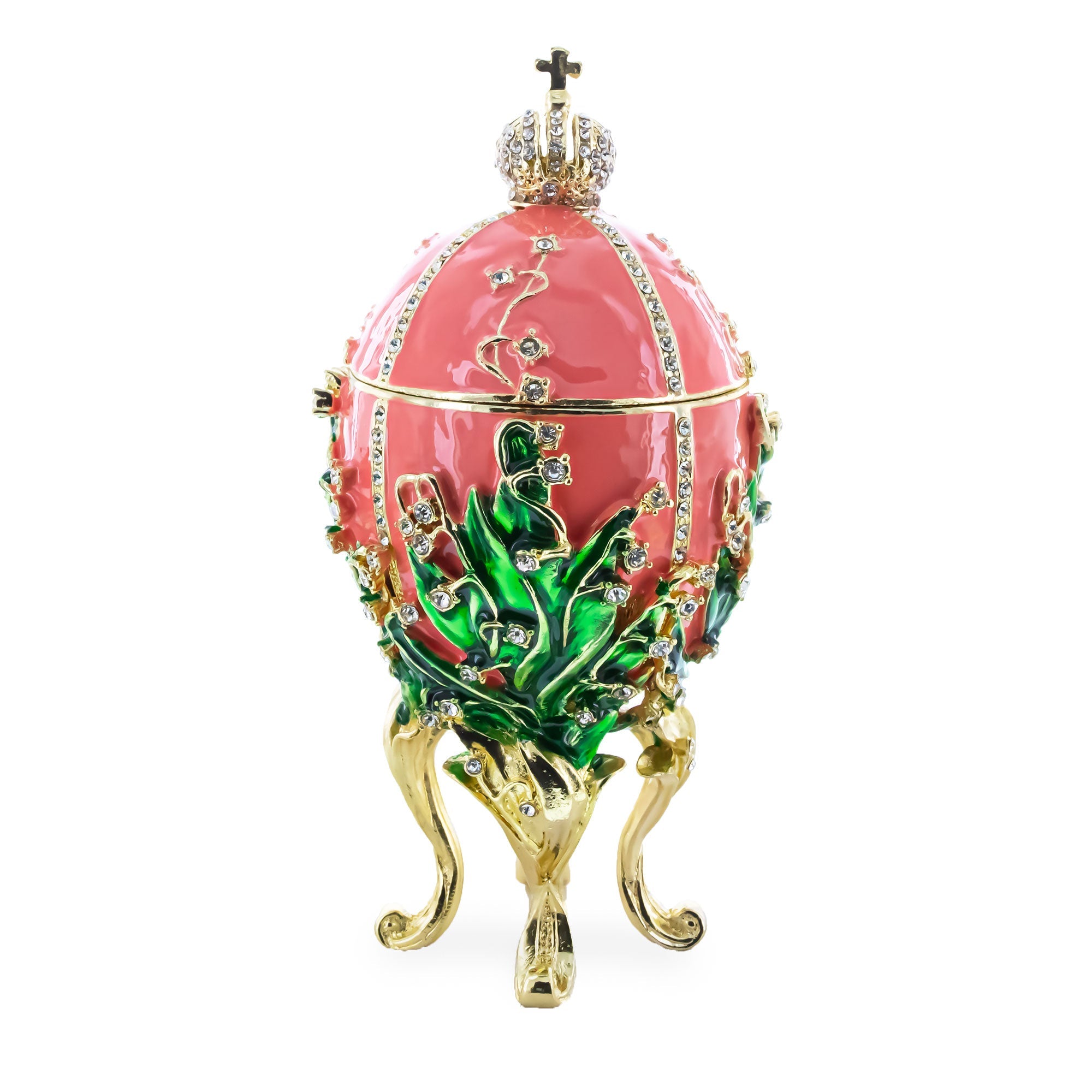 1898 Lilies of the Valley Royal Imperial Easter Egg 6.25 Inches BestPysanky