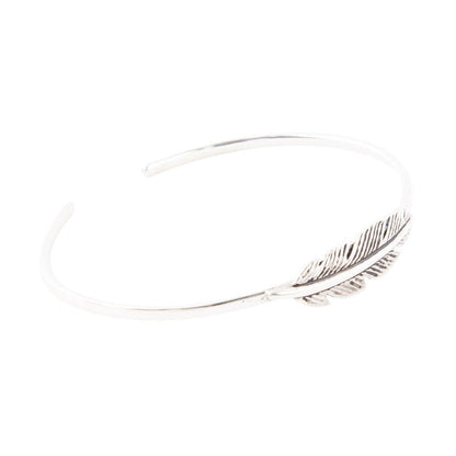 Quill Sterling Feather Cuff Bracelet Barse Jewelry