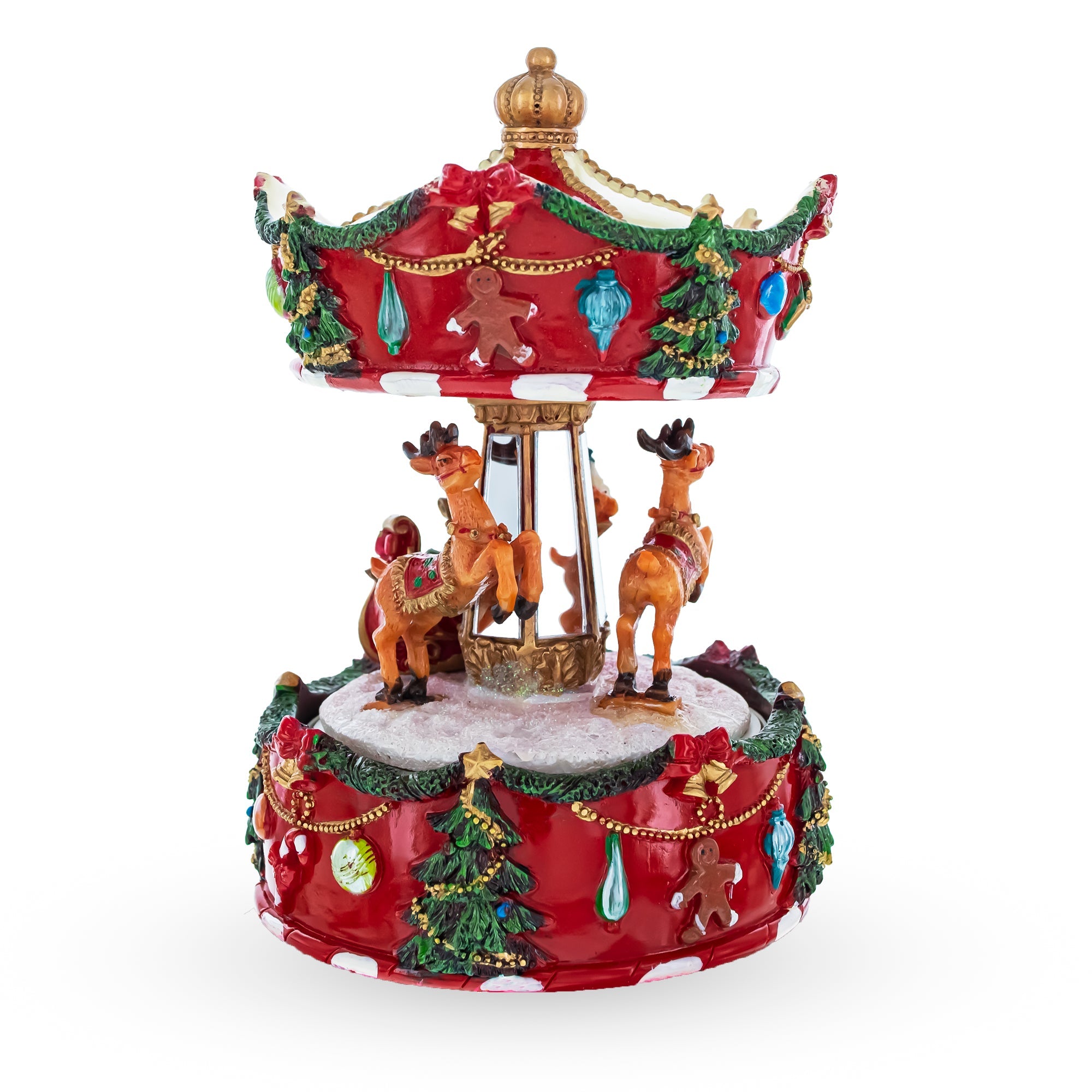 Spinning Christmas Musical Box with Motion