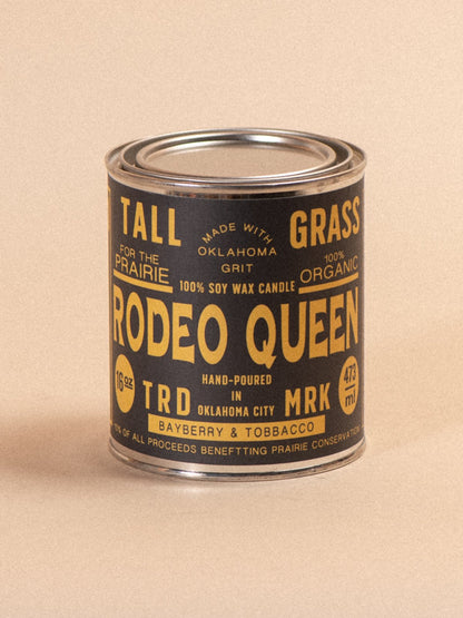 Rodeo Queen: Bayberry + Tobacco Soy Wax Candle Tallgrass Supply