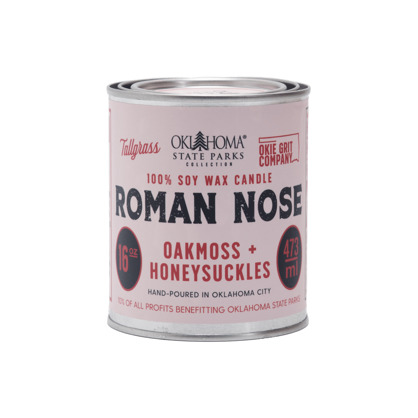Roman Nose: Oakmoss + Honeysuckle Soy Wax Candle Tallgrass Supply