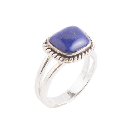 Rope Me In Ring - Lapis Barse Jewelry