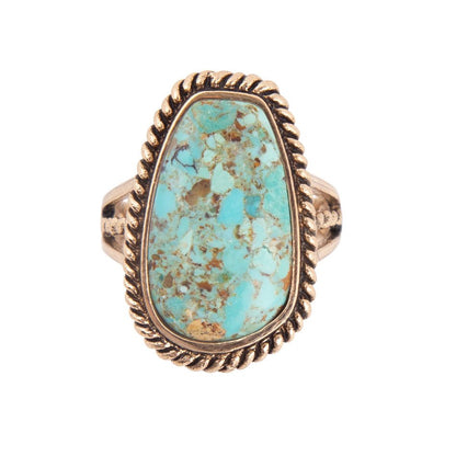 Roped Turquoise Ring Barse Jewelry