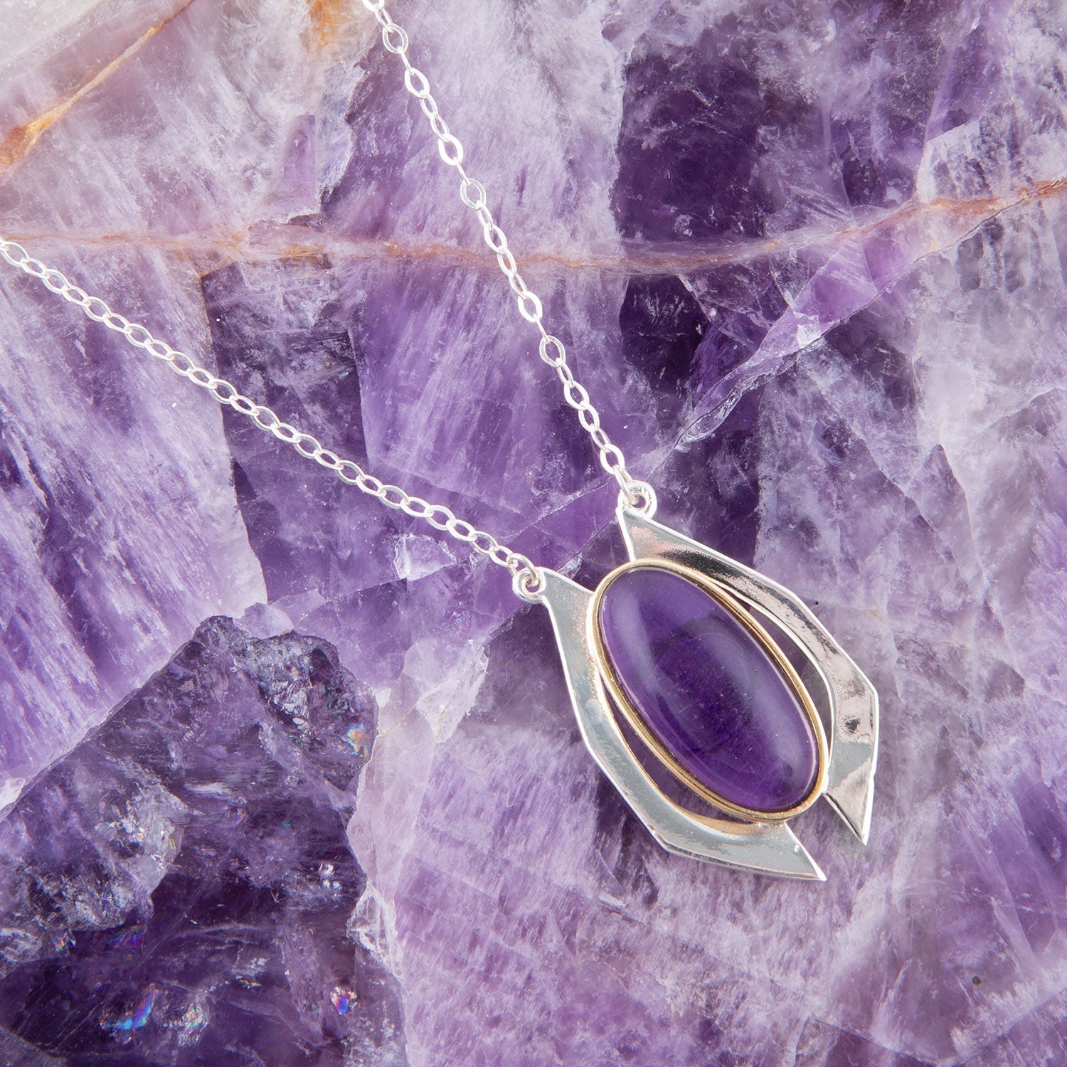 Shine Bright Amethyst Necklace Barse Jewelry